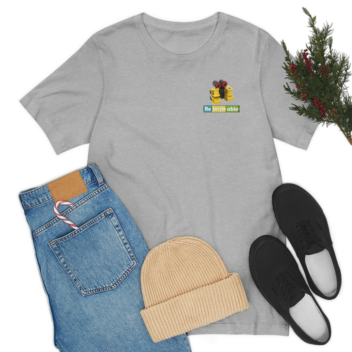 Unisex Jersey Short Sleeve Tee (small front logo, shipped from EU)