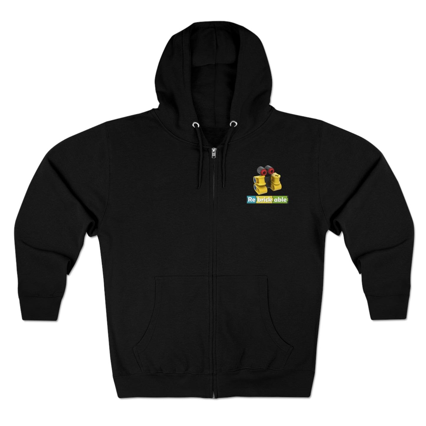 Unisex Premium Full Zip Hoodie (small front logo, shipped from UK)
