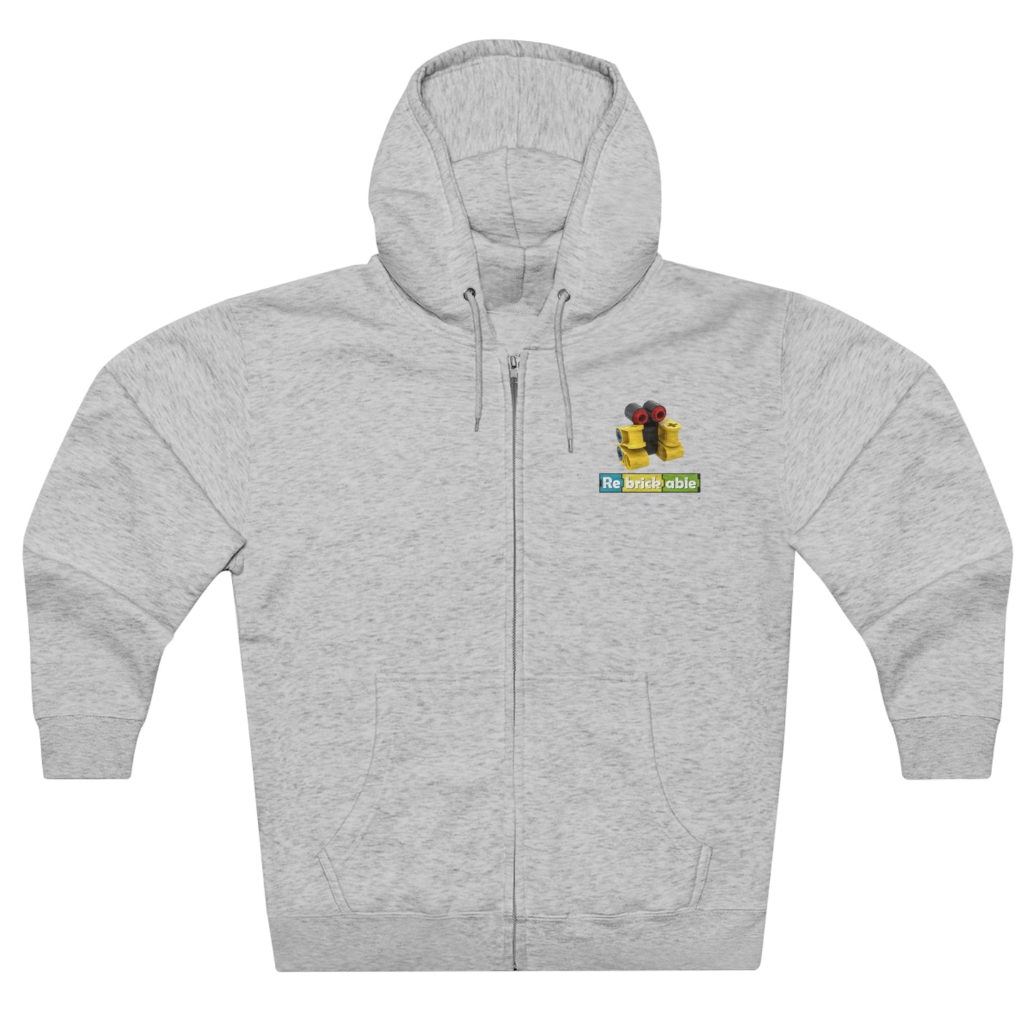 Unisex Premium Full Zip Hoodie (small front logo, shipped from UK)