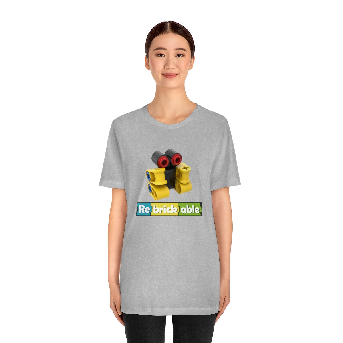 Unisex Jersey Short Sleeve Tee (large front logo, shipped from EU)
