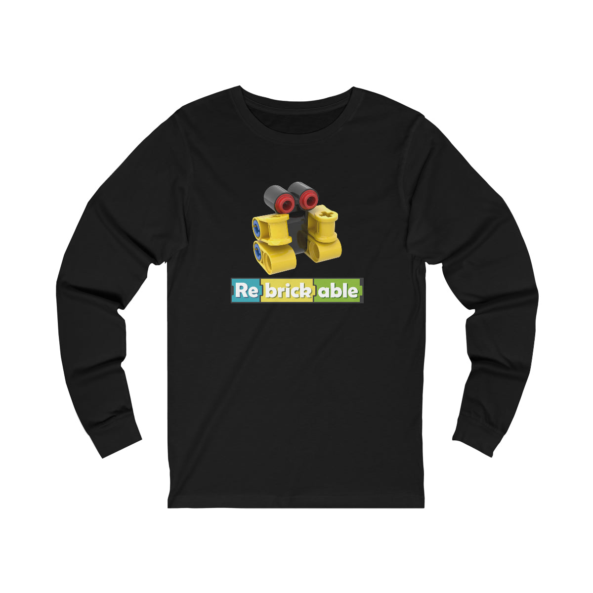 Unisex Jersey Long Sleeve Tee (large front logo, shipped from UK)