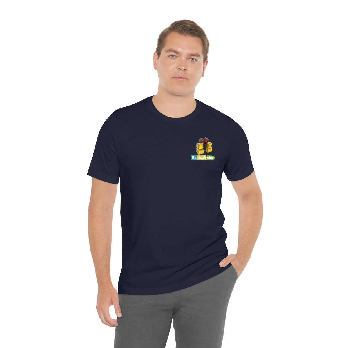 Unisex Jersey Short Sleeve Tee (small front logo, shipped from EU)