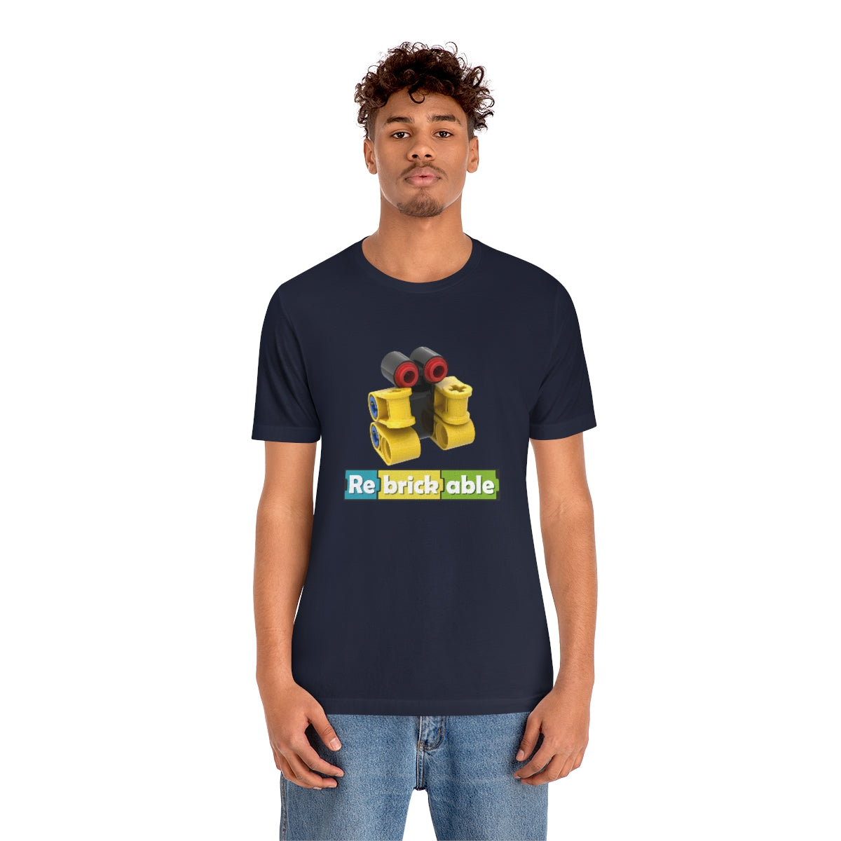 Unisex Jersey Short Sleeve Tee (large front logo, shipped from EU)