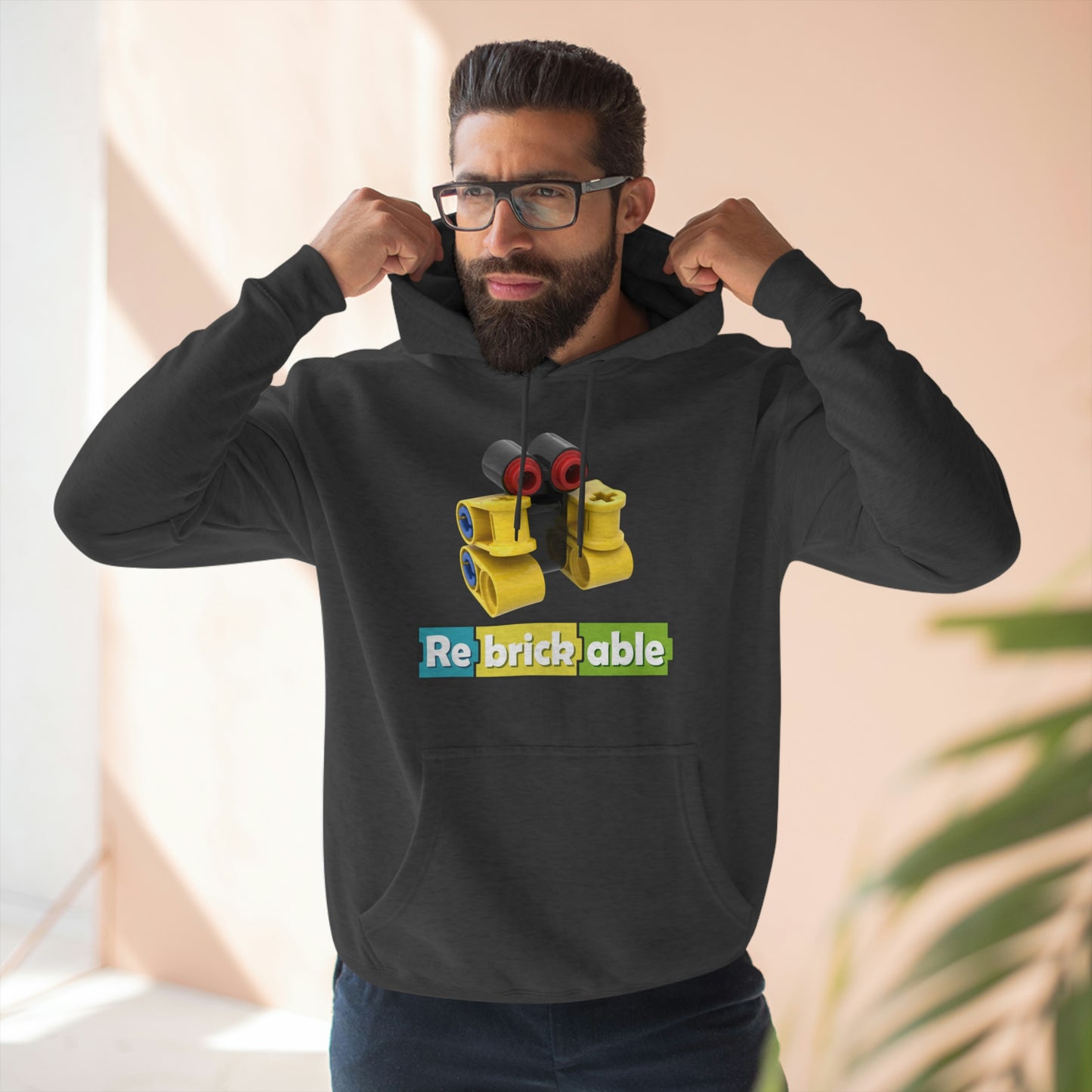 Unisex Premium Pullover Hoodie (large front logo, shipped from UK)