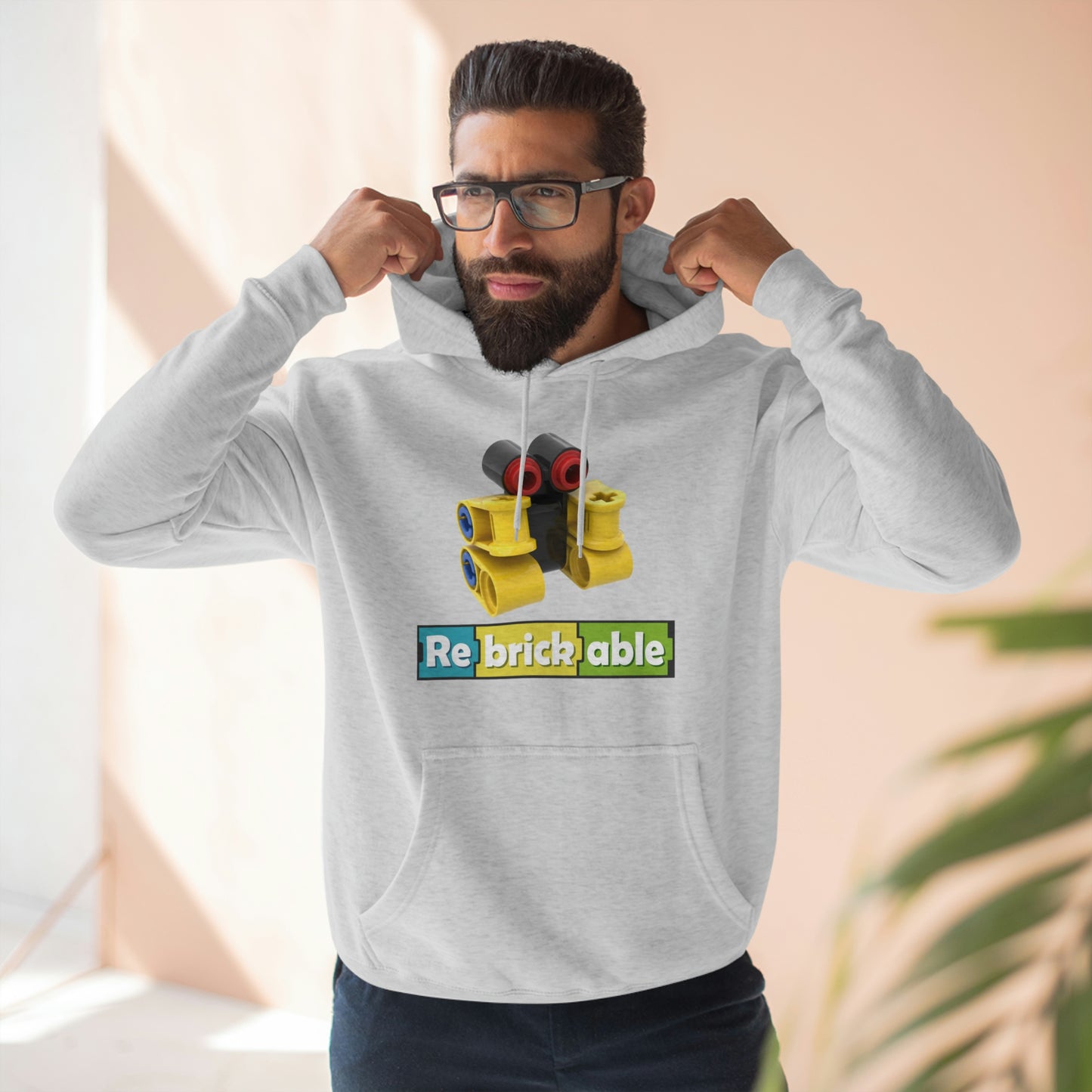 Unisex Premium Pullover Hoodie (large front logo, shipped from UK)