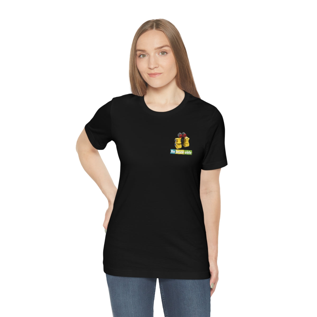 Unisex Jersey Short Sleeve Tee (small front logo, shipped from US)