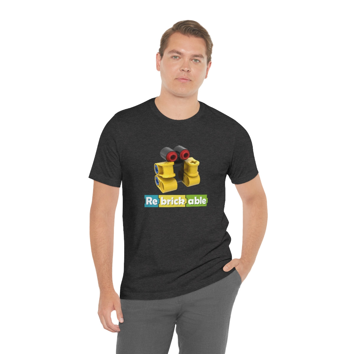 Unisex Jersey Short Sleeve Tee (large front logo, shipped from EU)
