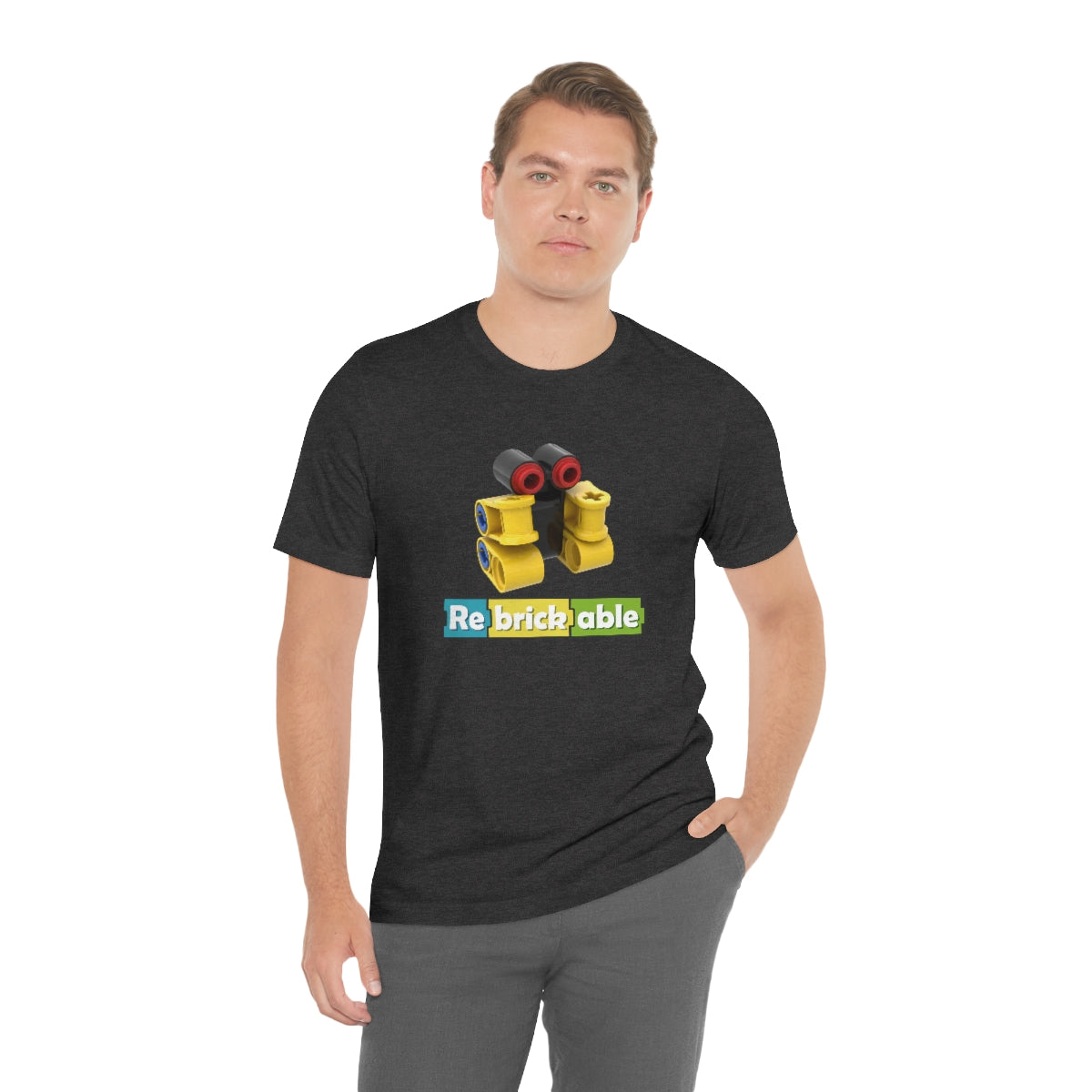 Unisex Jersey Short Sleeve Tee (large front logo, shipped from US)