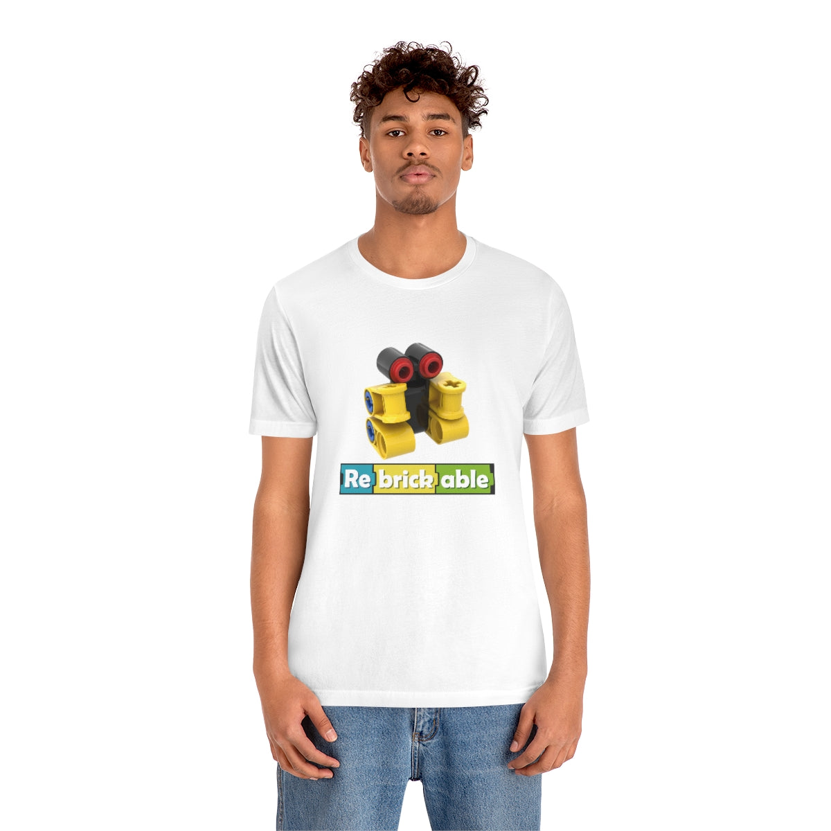 Unisex Jersey Short Sleeve Tee (large front logo, shipped from EU)