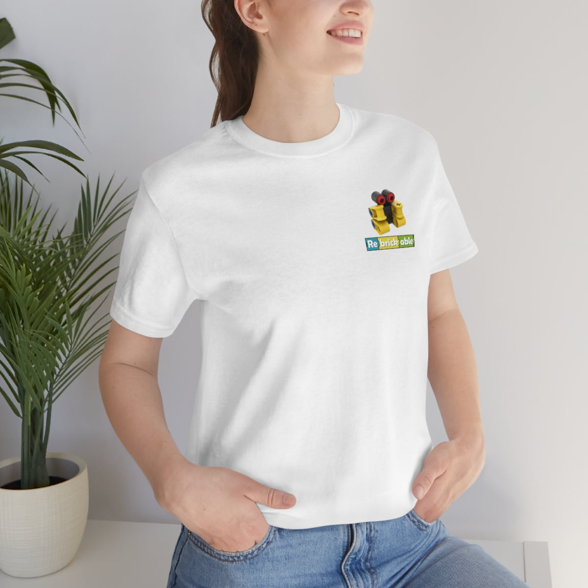 Unisex Jersey Short Sleeve Tee (small front logo, shipped from EU)