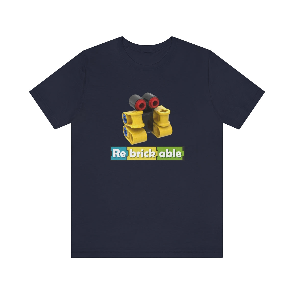 Unisex Jersey Short Sleeve Tee (large front logo, shipped from EU)