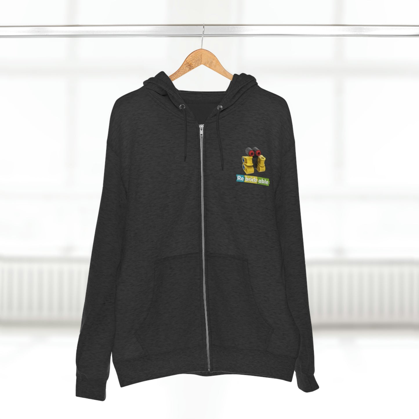 Unisex Premium Full Zip Hoodie (small front logo, shipped from UK)