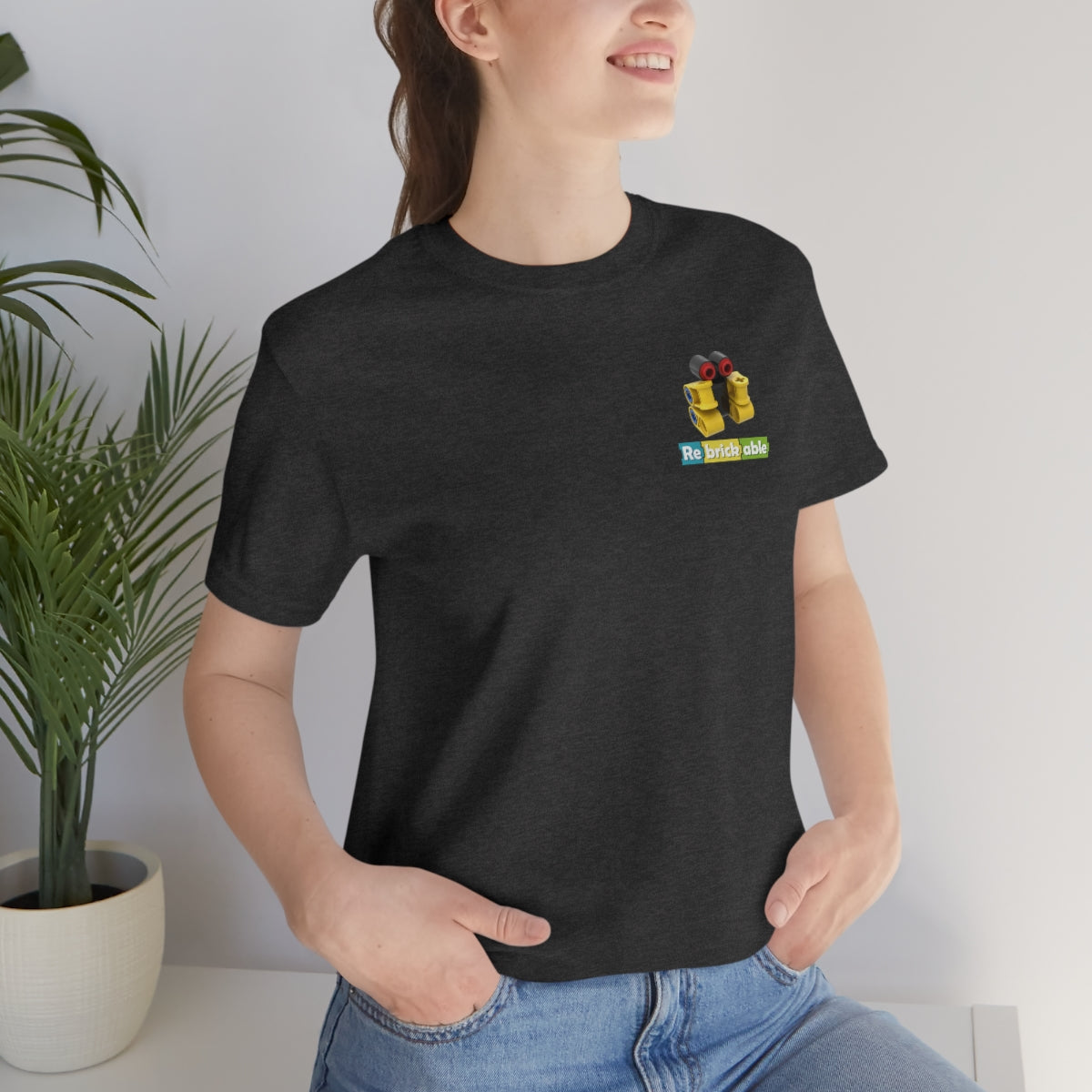 Unisex Jersey Short Sleeve Tee (small front logo, shipped from EU)