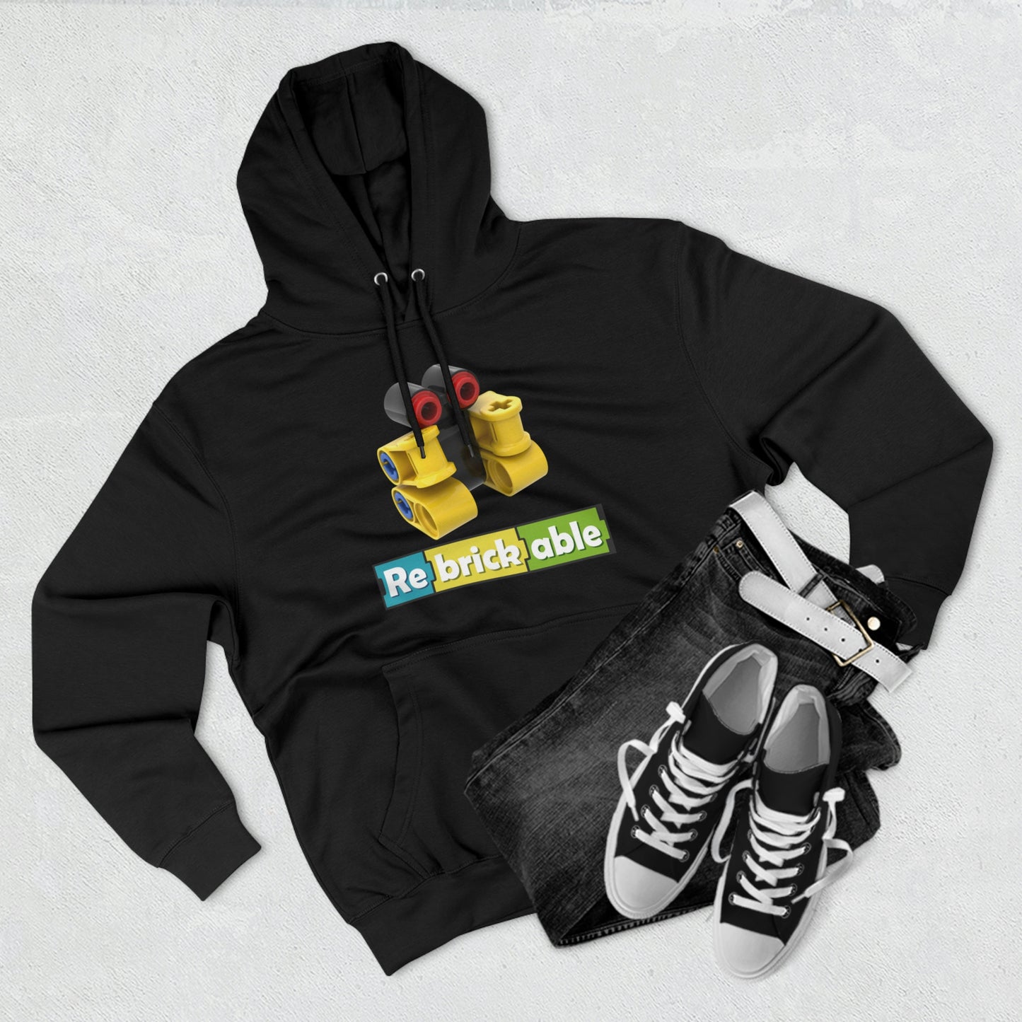 Unisex Premium Pullover Hoodie (large front logo, shipped from UK)