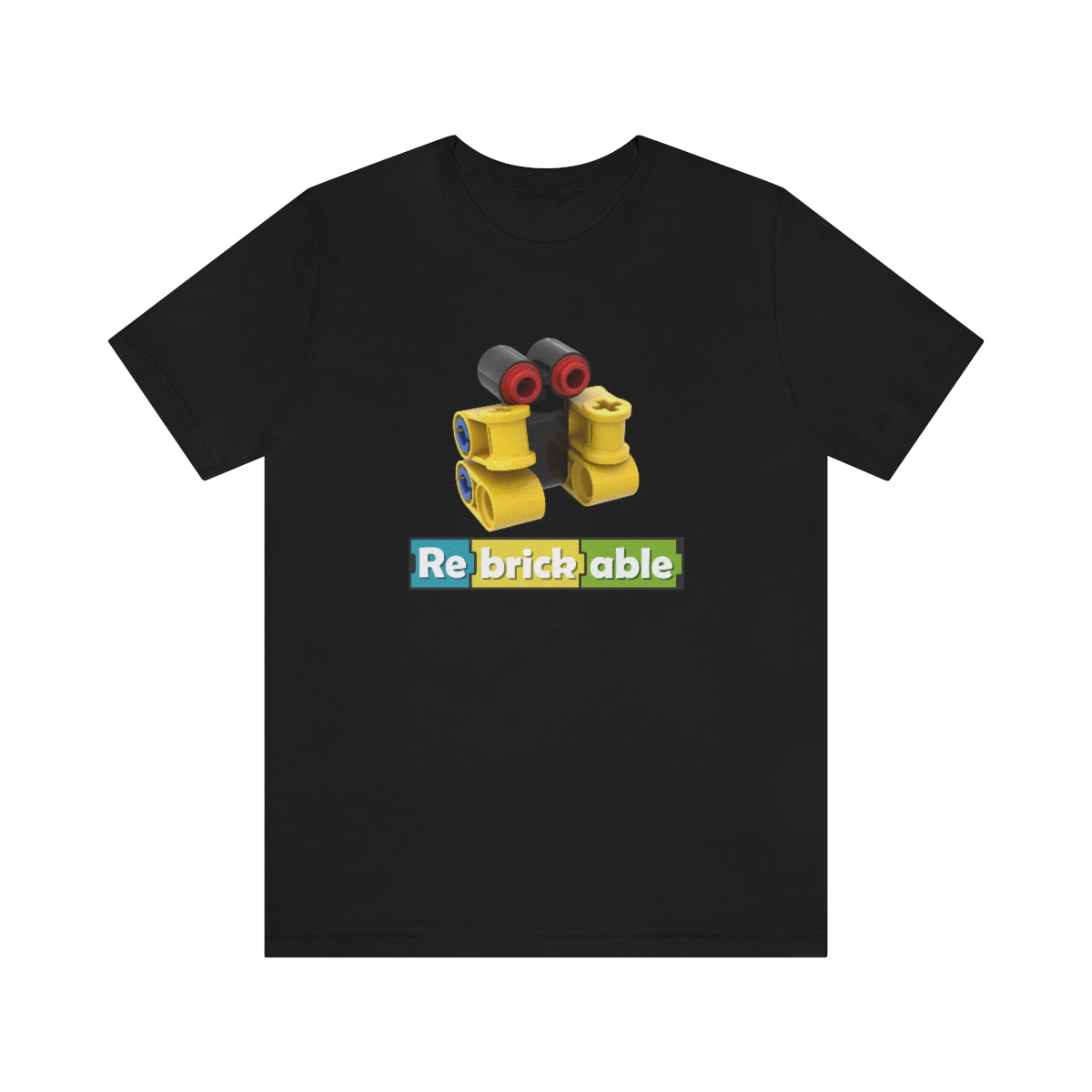 Unisex Jersey Short Sleeve Tee (large front logo, shipped from US)