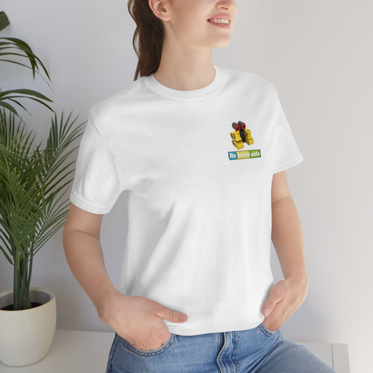 Unisex Jersey Short Sleeve Tee (small front logo, shipped from US)