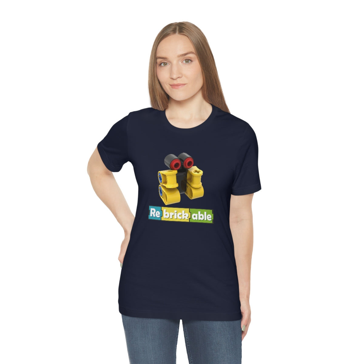 Unisex Jersey Short Sleeve Tee (large front logo, shipped from EU)