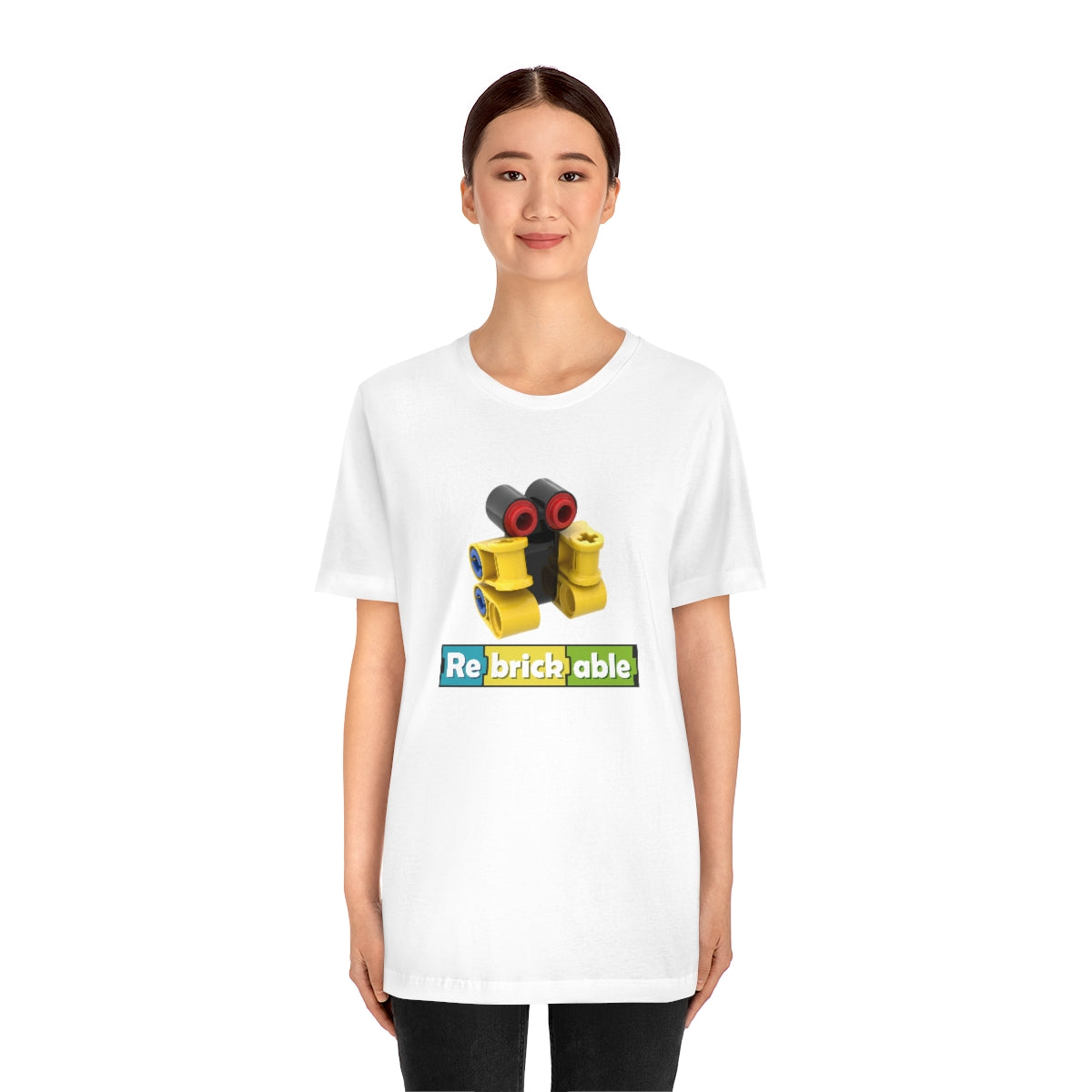 Unisex Jersey Short Sleeve Tee (large front logo, shipped from EU)
