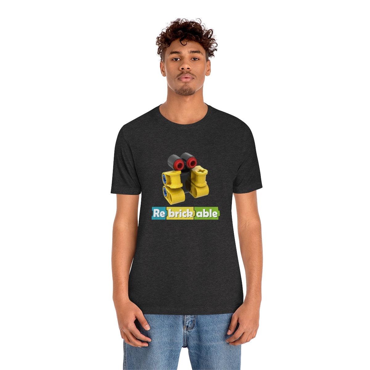 Unisex Jersey Short Sleeve Tee (large front logo, shipped from EU)