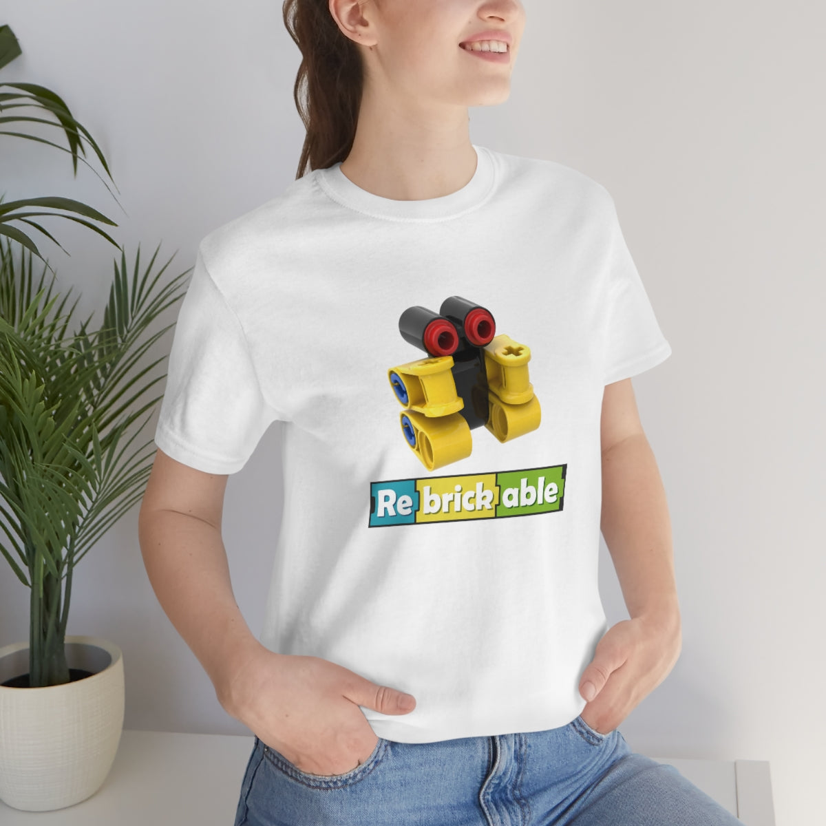 Unisex Jersey Short Sleeve Tee (large front logo, shipped from EU)