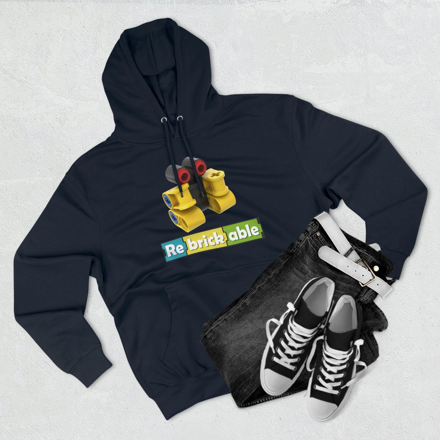 Unisex Premium Pullover Hoodie (large front logo, shipped from UK)