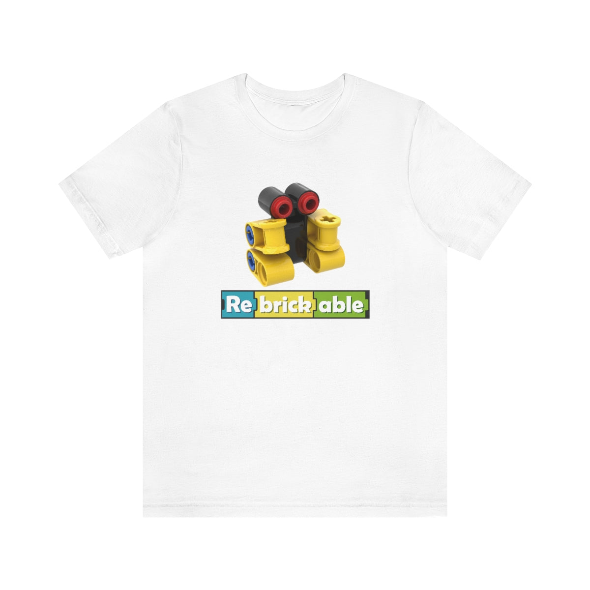 Unisex Jersey Short Sleeve Tee (large front logo, shipped from US)