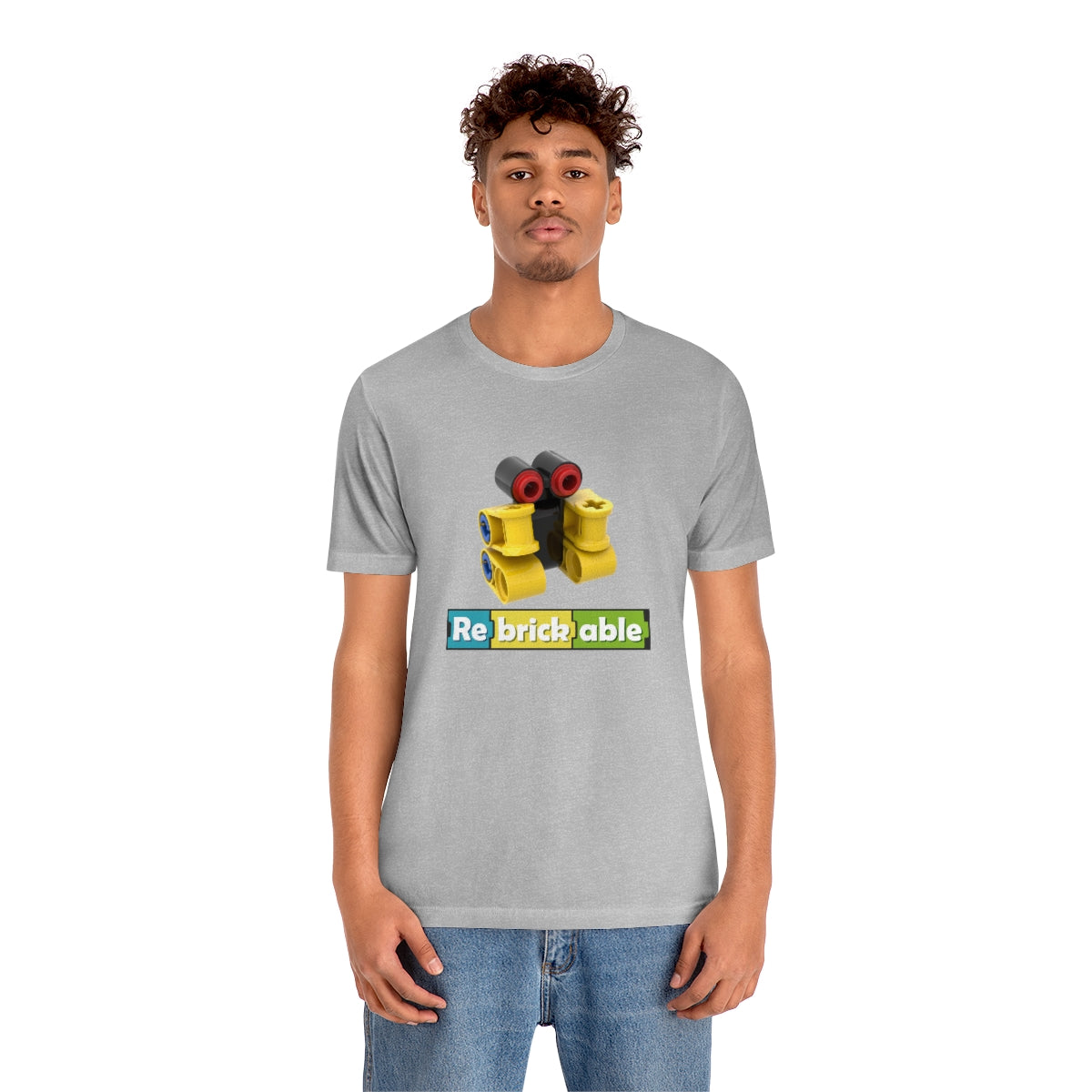 Unisex Jersey Short Sleeve Tee (large front logo, shipped from EU)