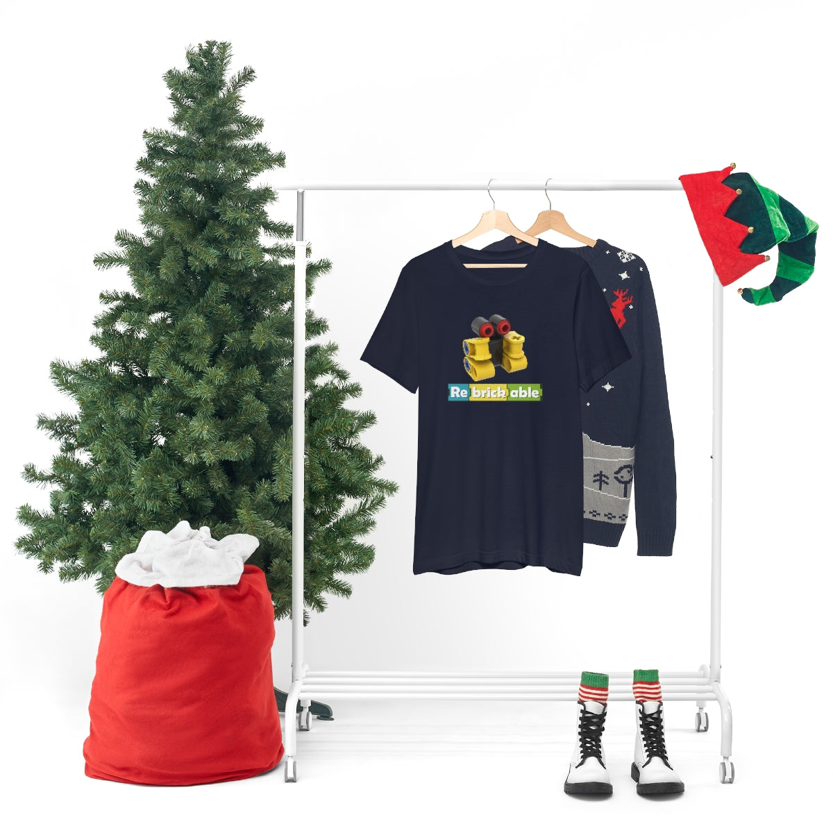 Unisex Jersey Short Sleeve Tee (large front logo, shipped from US)