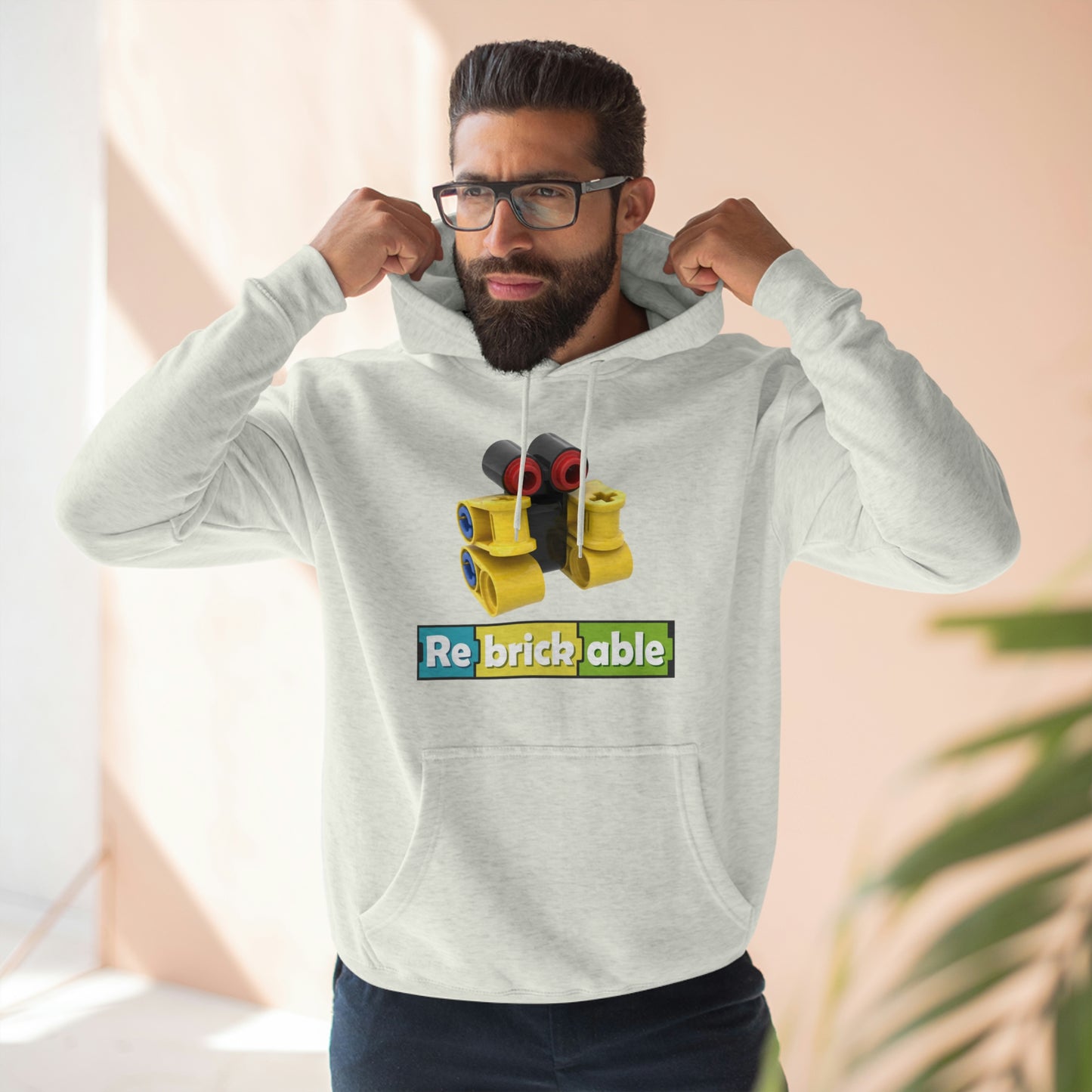 Unisex Premium Pullover Hoodie (large front logo, shipped from UK)