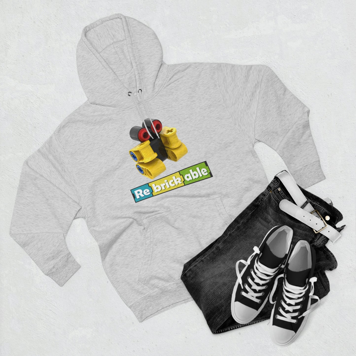 Unisex Premium Pullover Hoodie (large front logo, shipped from UK)