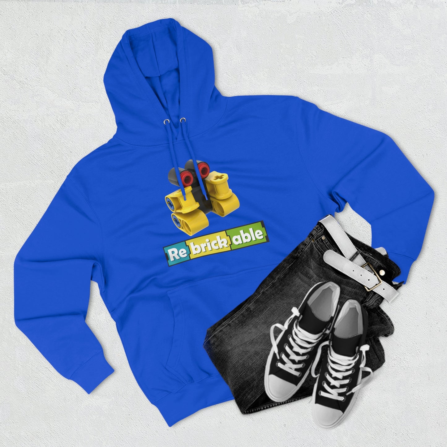 Unisex Premium Pullover Hoodie (large front logo, shipped from UK)