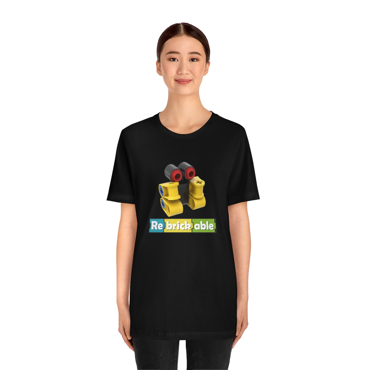 Unisex Jersey Short Sleeve Tee (large front logo, shipped from EU)