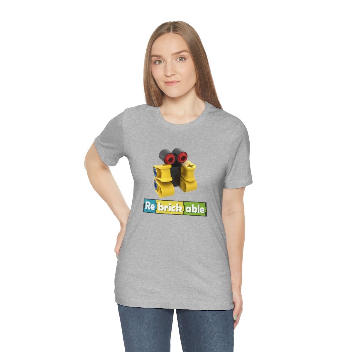 Unisex Jersey Short Sleeve Tee (large front logo, shipped from EU)