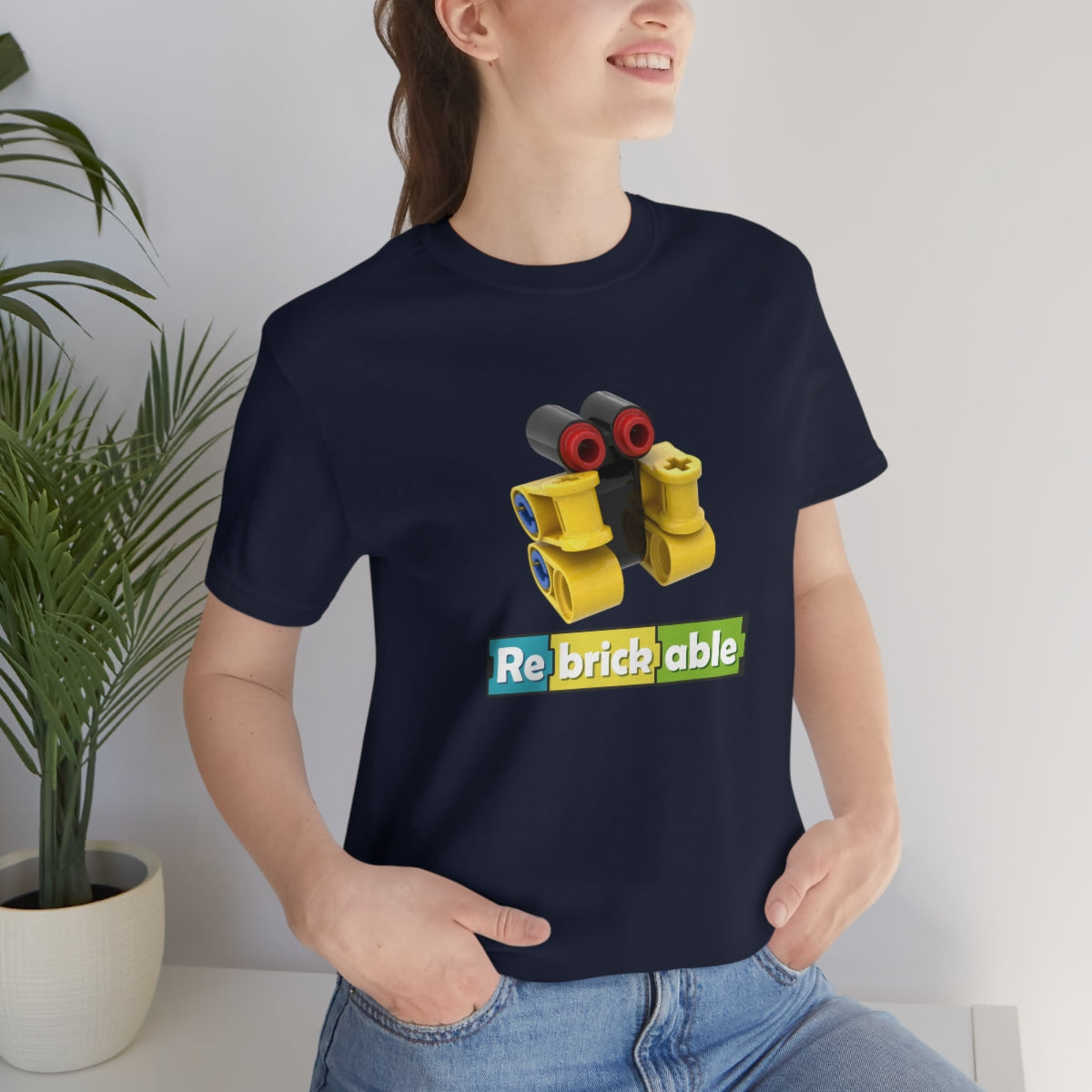 Unisex Jersey Short Sleeve Tee (large front logo, shipped from EU)