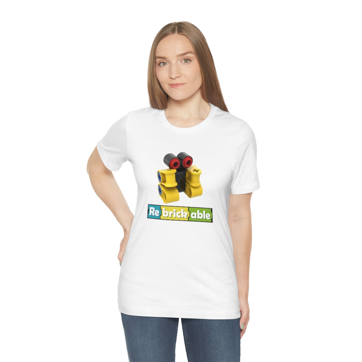 Unisex Jersey Short Sleeve Tee (large front logo, shipped from EU)