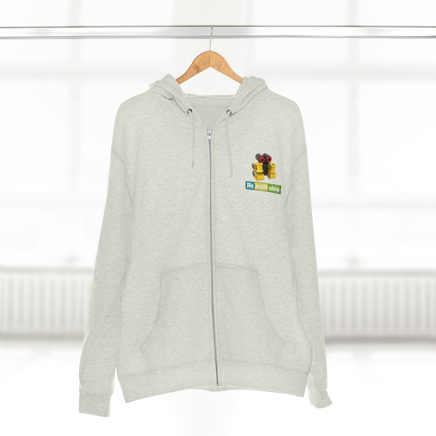 Unisex Premium Full Zip Hoodie (small front logo, shipped from UK)