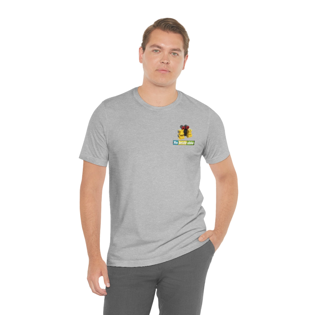 Unisex Jersey Short Sleeve Tee (small front logo, shipped from EU)