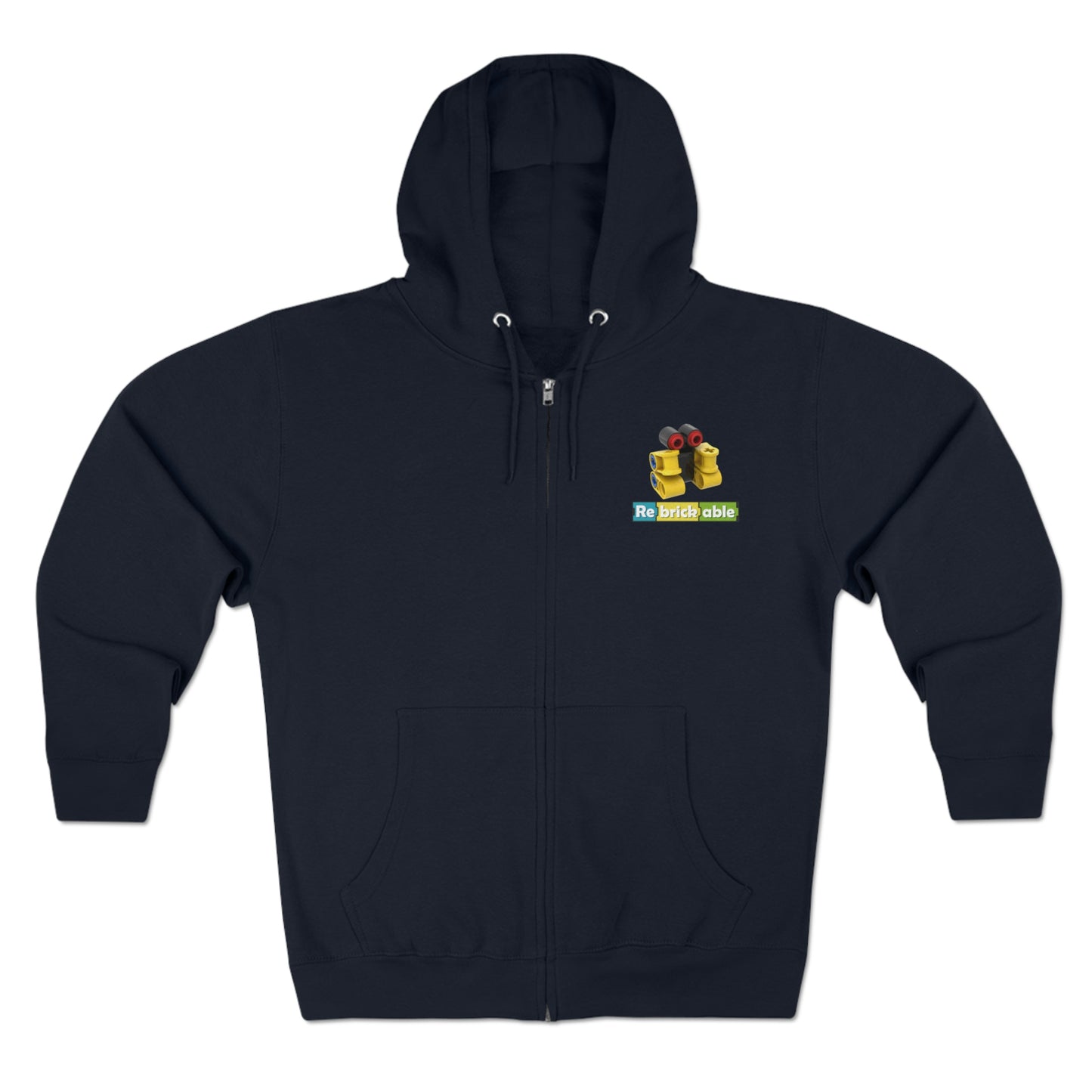 Unisex Premium Full Zip Hoodie (small front logo, shipped from UK)