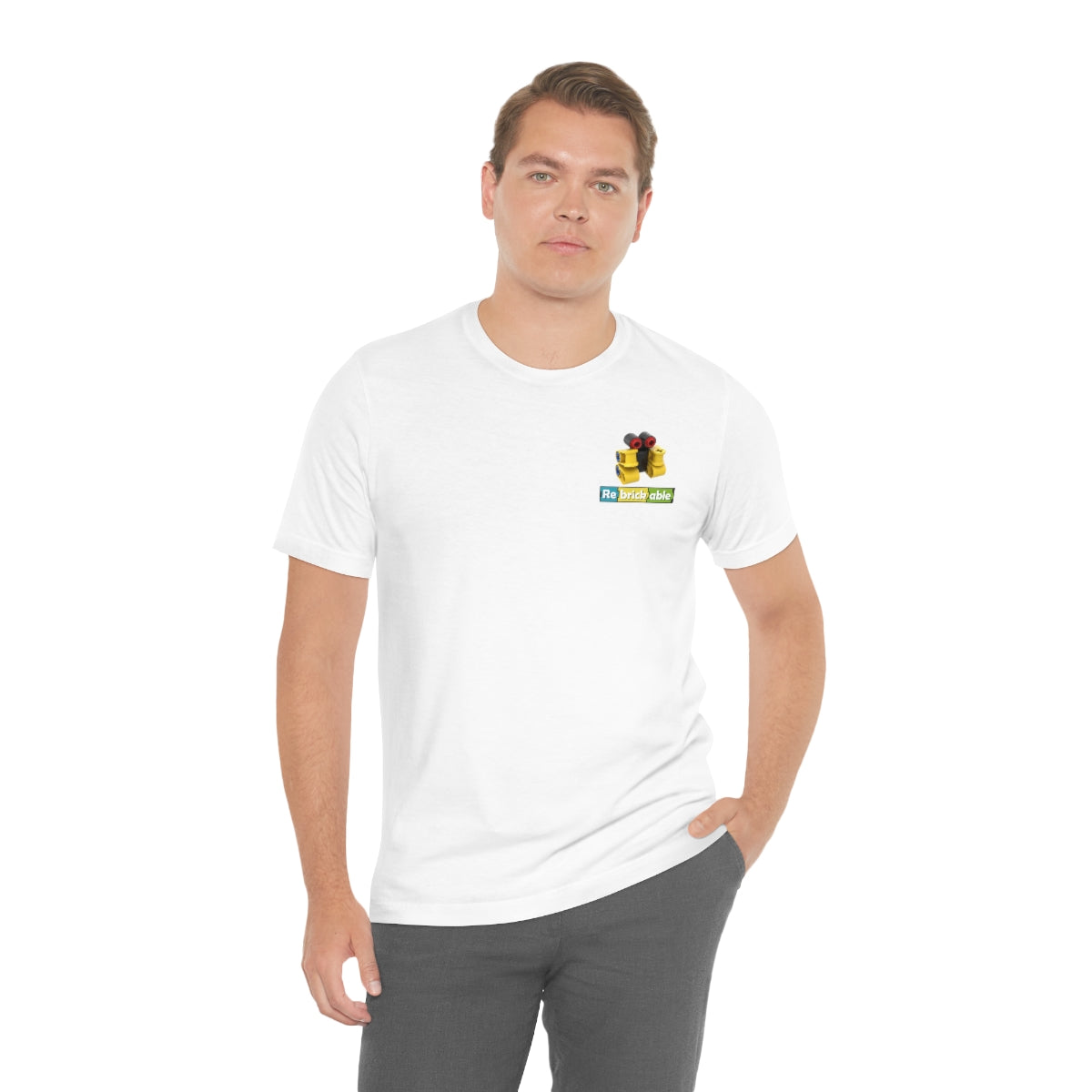 Unisex Jersey Short Sleeve Tee (small front logo, shipped from EU)