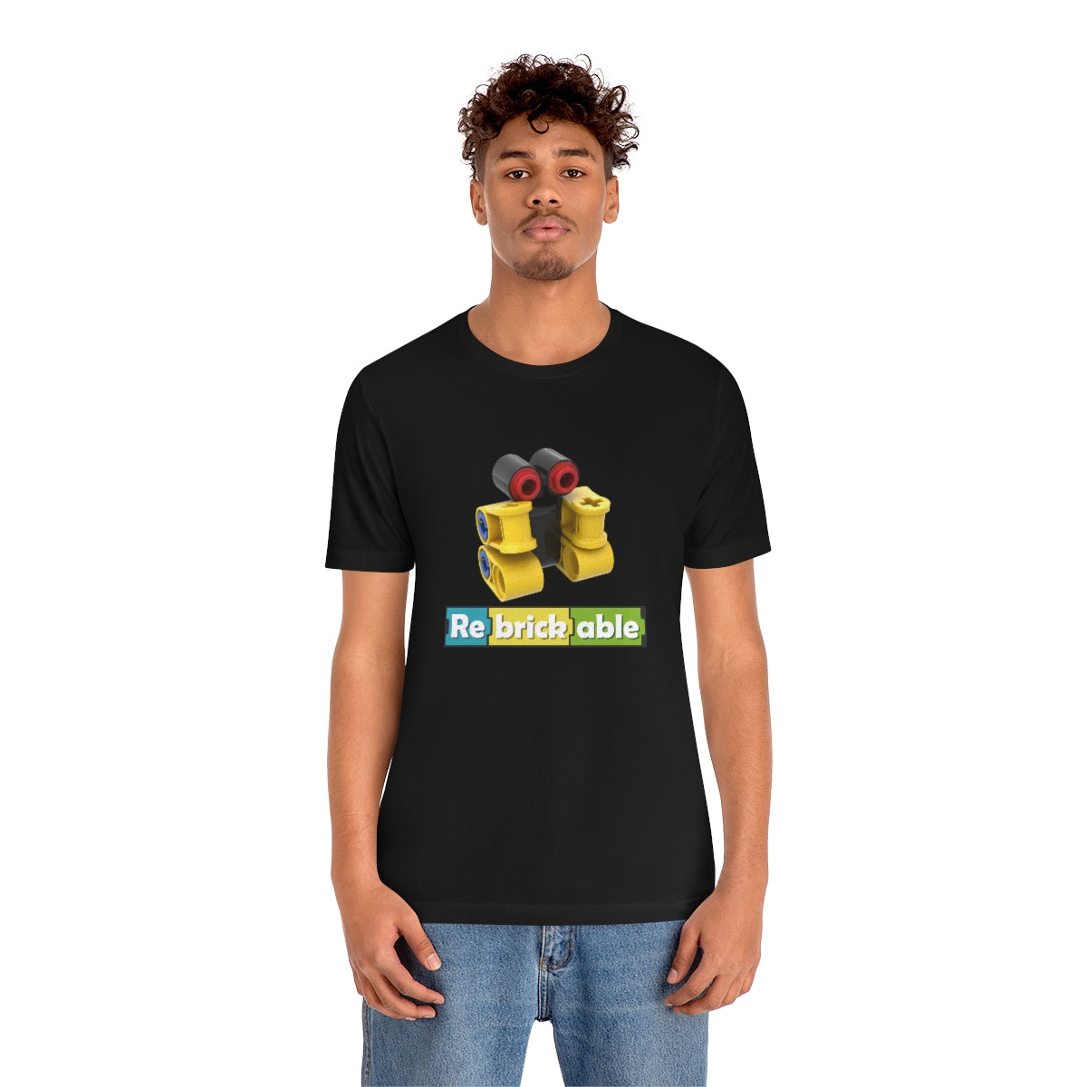 Unisex Jersey Short Sleeve Tee (large front logo, shipped from EU)