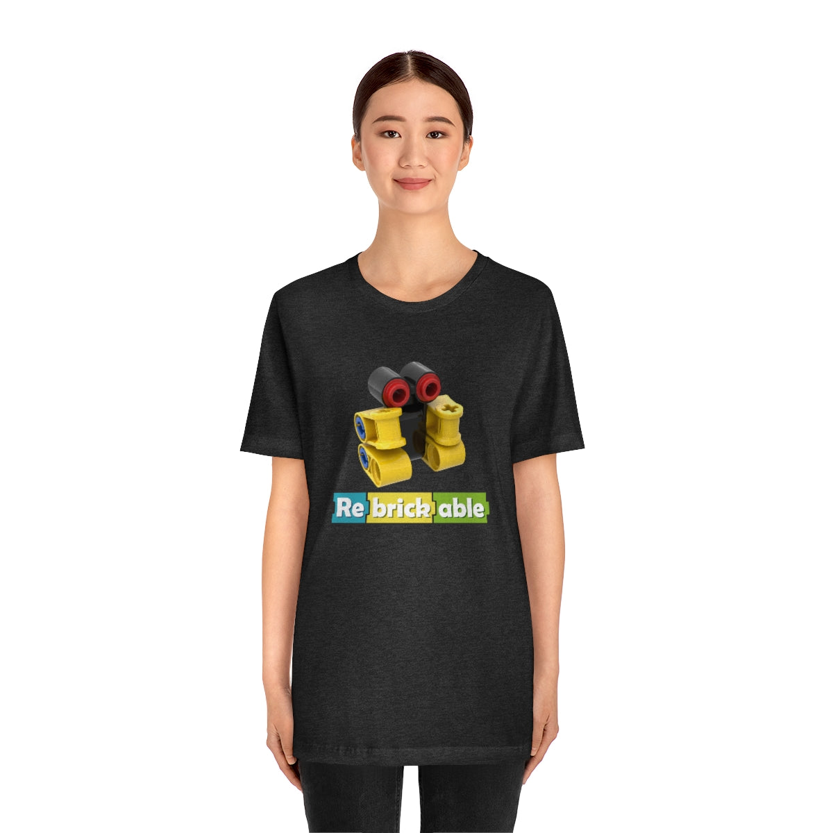 Unisex Jersey Short Sleeve Tee (large front logo, shipped from EU)