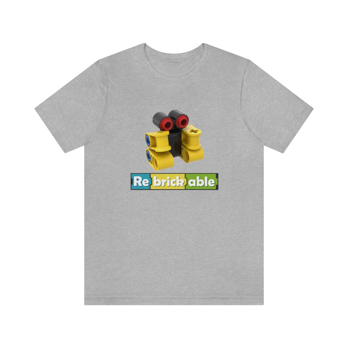 Unisex Jersey Short Sleeve Tee (large front logo, shipped from EU)