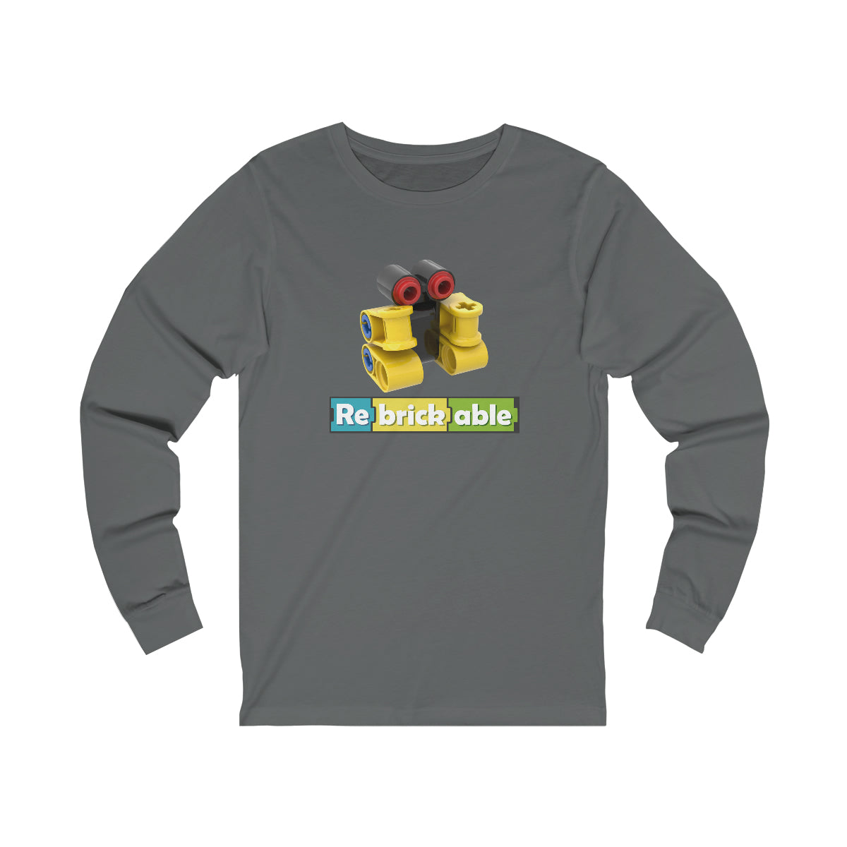 Unisex Jersey Long Sleeve Tee (large front logo, shipped from UK)
