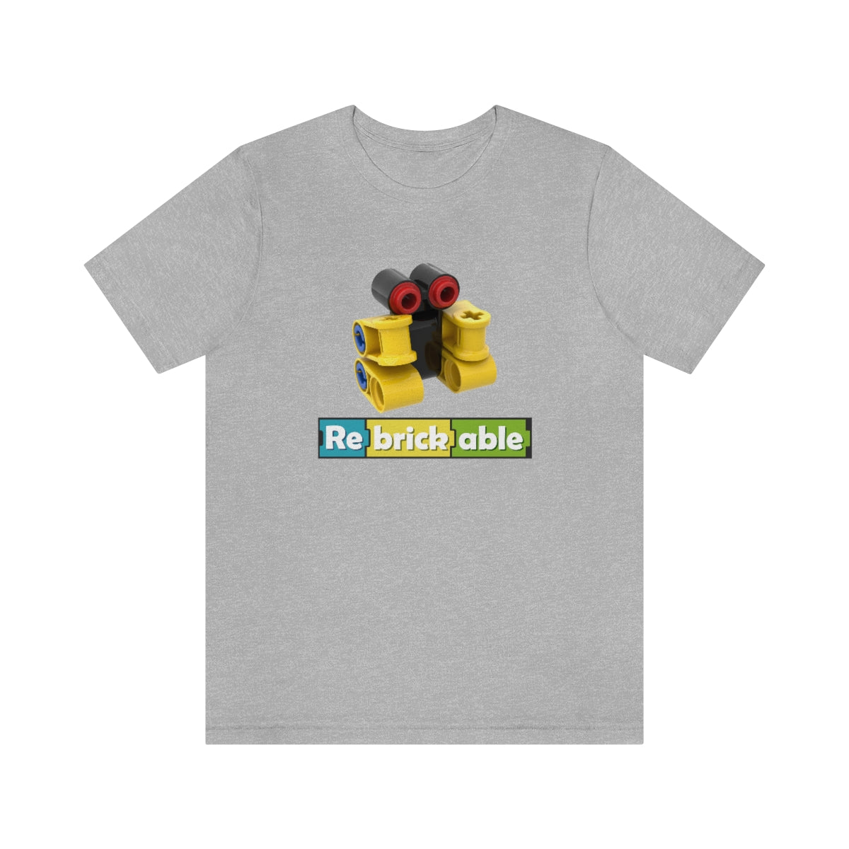Unisex Jersey Short Sleeve Tee (large front logo, shipped from US)