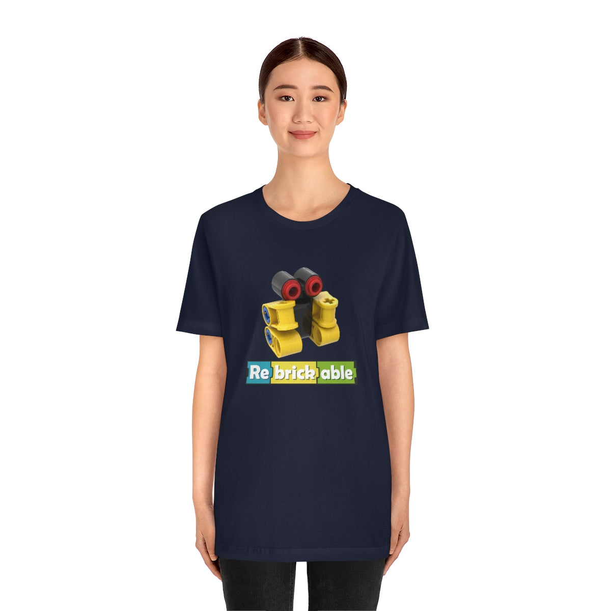 Unisex Jersey Short Sleeve Tee (large front logo, shipped from EU)