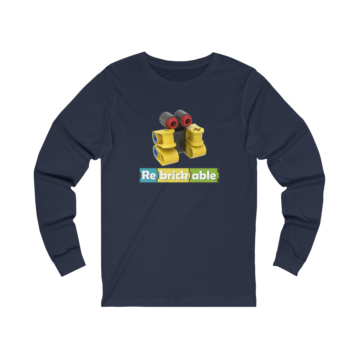 Unisex Jersey Long Sleeve Tee (large front logo, shipped from UK)