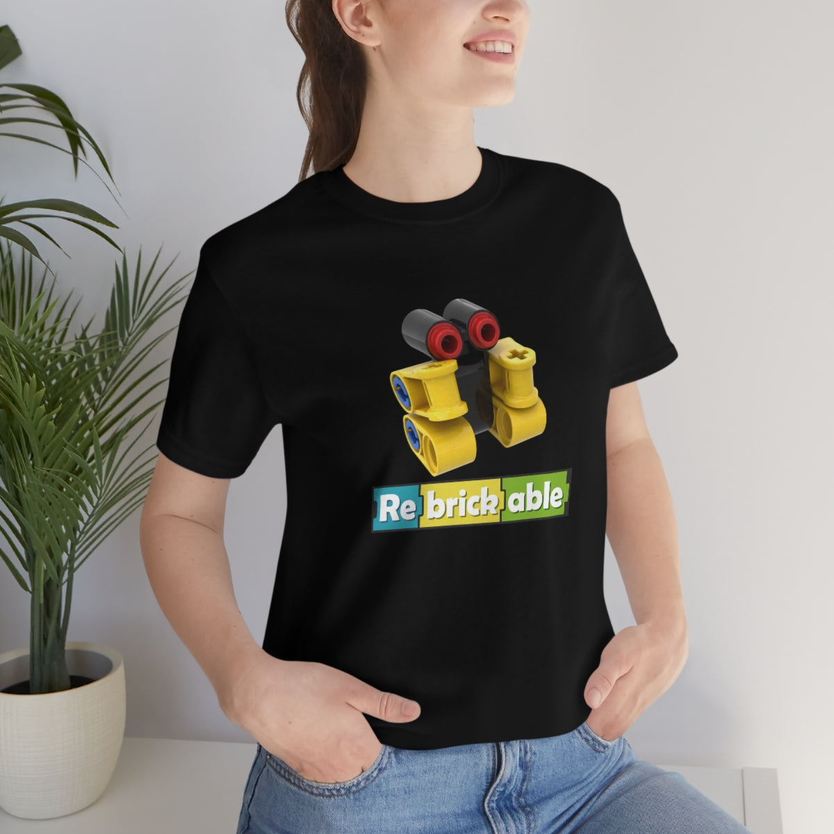 Unisex Jersey Short Sleeve Tee (large front logo, shipped from EU)
