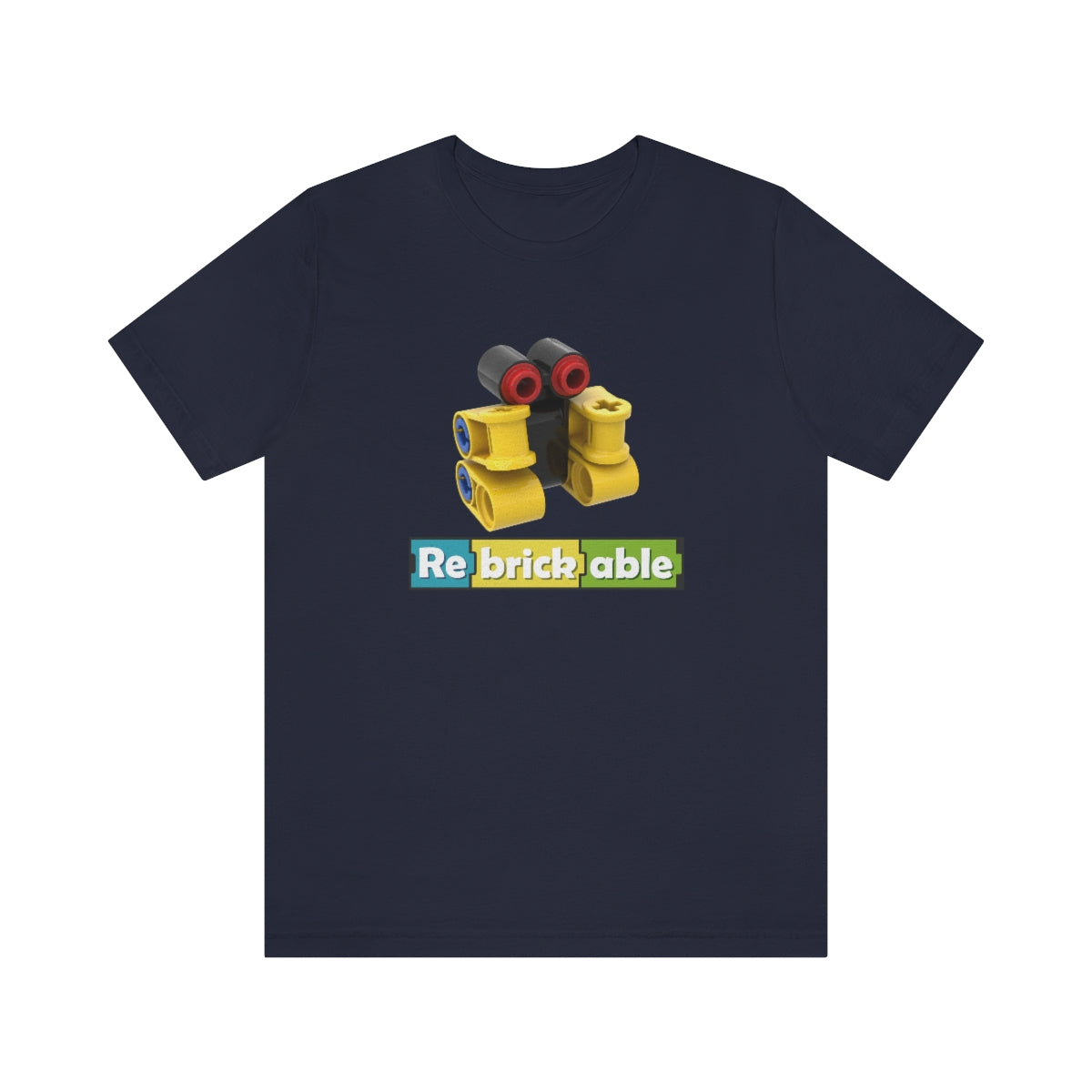 Unisex Jersey Short Sleeve Tee (large front logo, shipped from US)