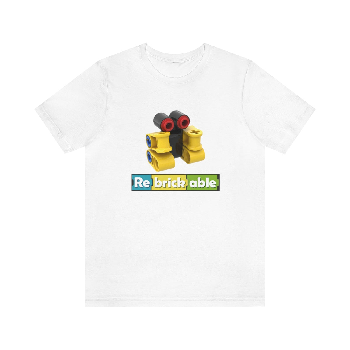 Unisex Jersey Short Sleeve Tee (large front logo, shipped from EU)