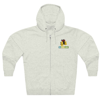 Unisex Premium Full Zip Hoodie (small front logo, shipped from UK)